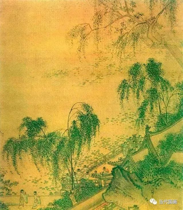 翰墨丹青之唐寅《溪桥访友图》