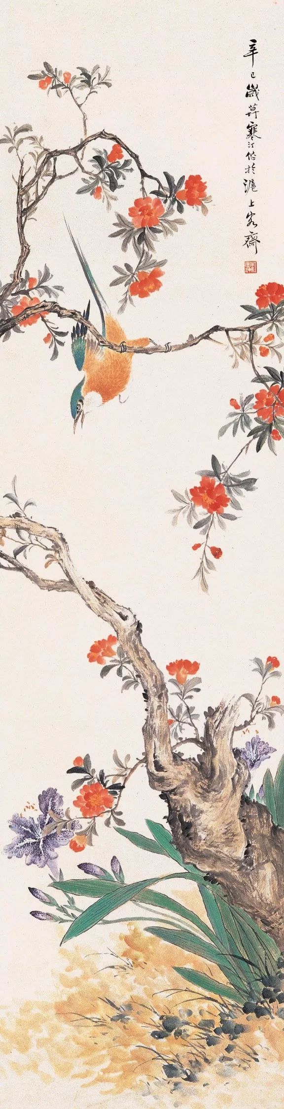 江南四才子之首,一代国画花鸟大家,108幅作品,绝了!