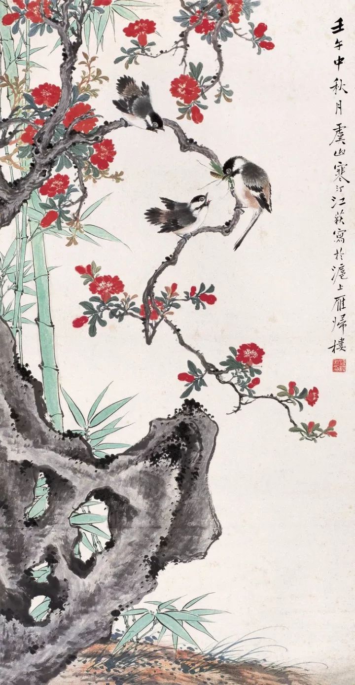 江南四才子之首,一代国画花鸟大家,108幅作品,绝了!