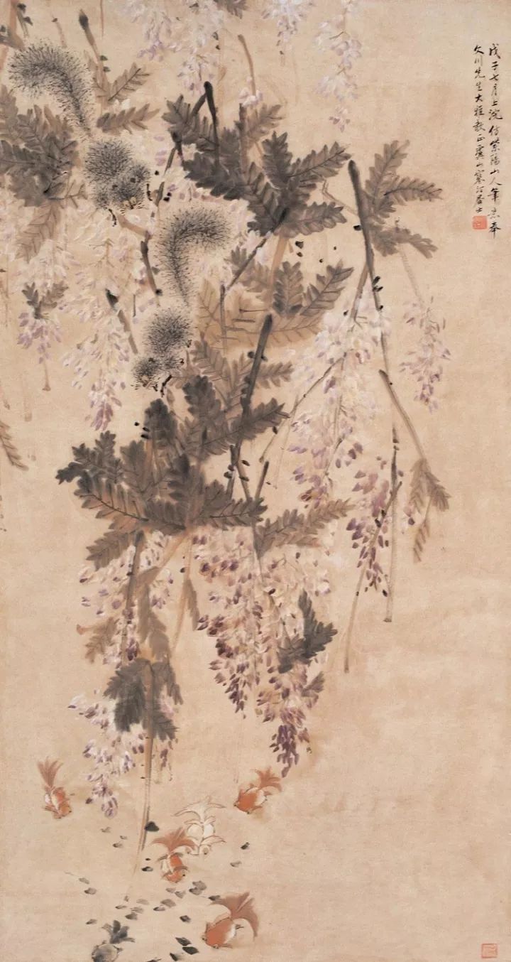 江南四才子之首,一代国画花鸟大家,108幅作品,绝了!
