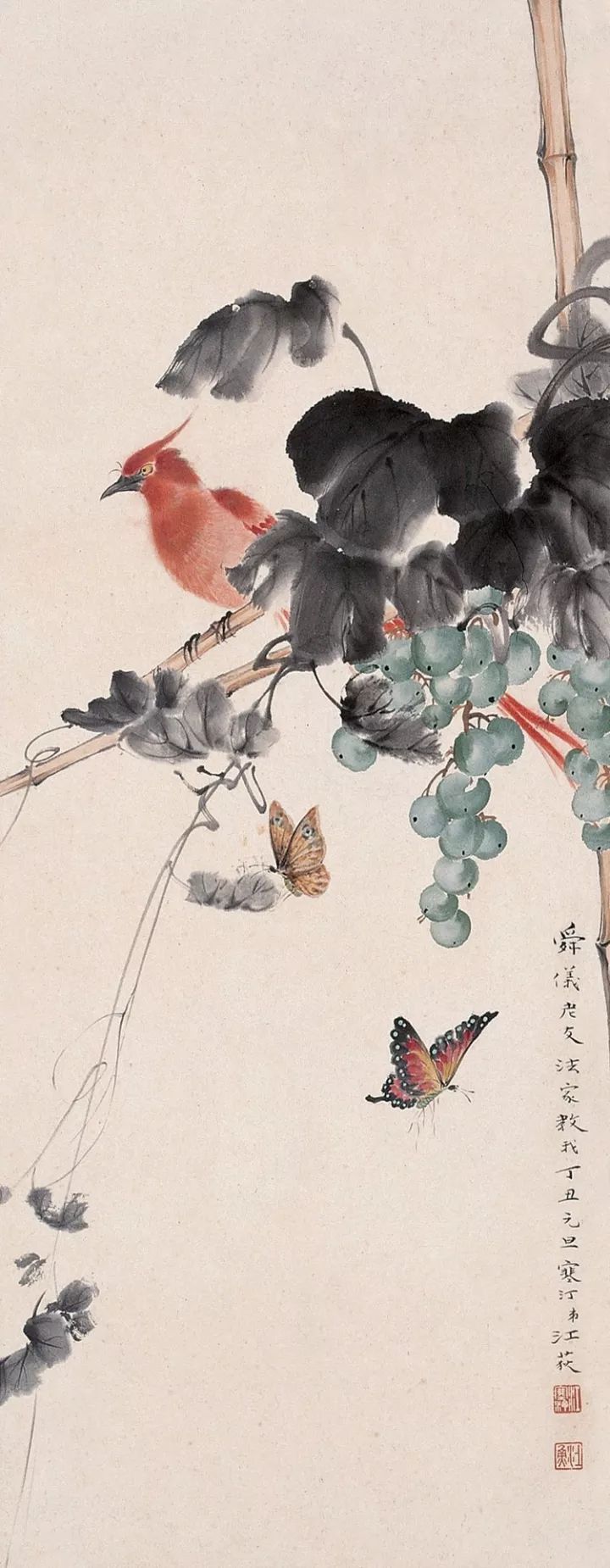 江南四才子之首,一代国画花鸟大家,108幅作品,绝了!