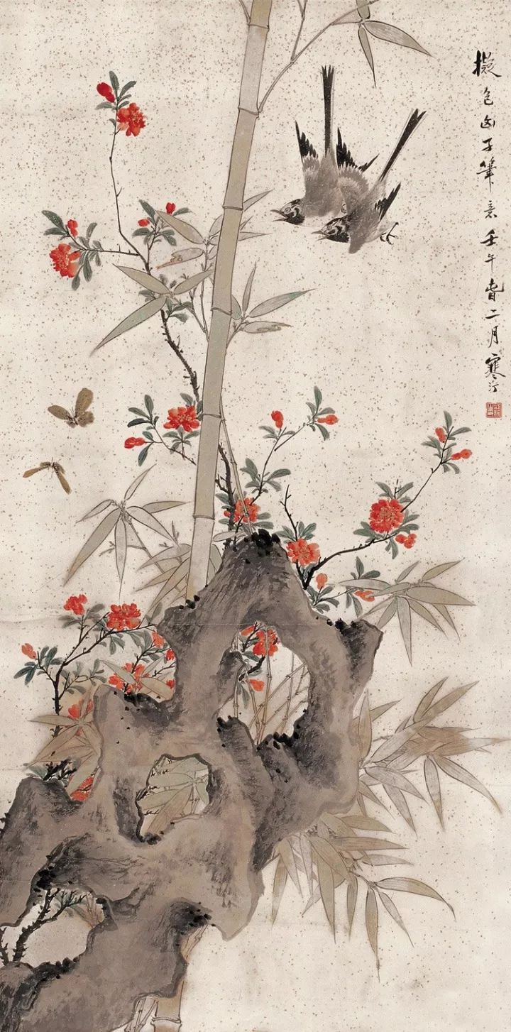 江南四才子之首,一代国画花鸟大家,108幅作品,绝了!