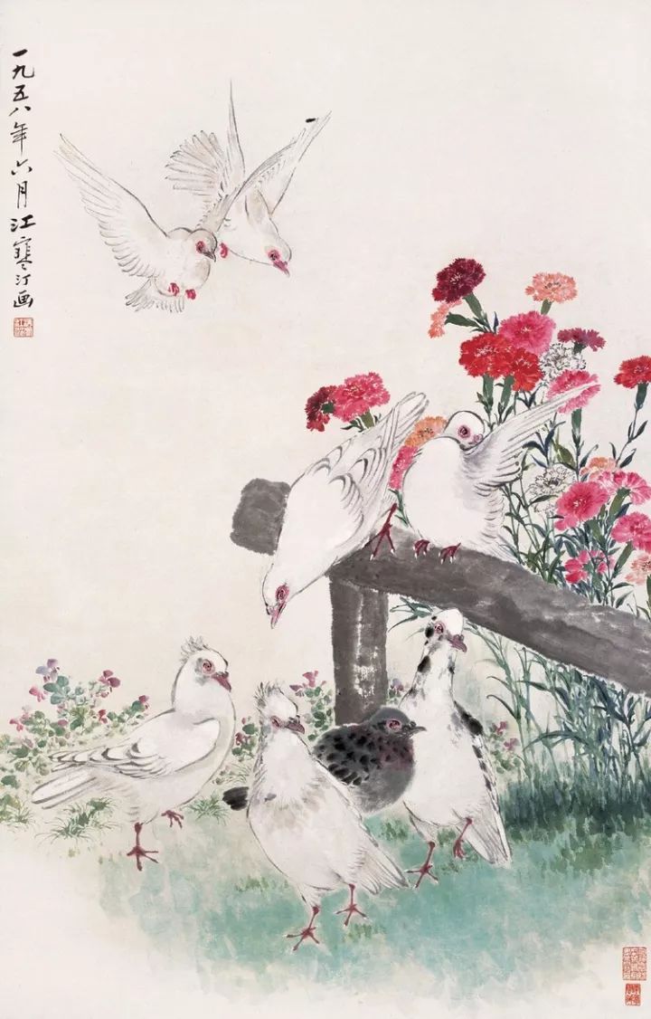 江南四才子之首,一代国画花鸟大家,108幅作品,绝了!