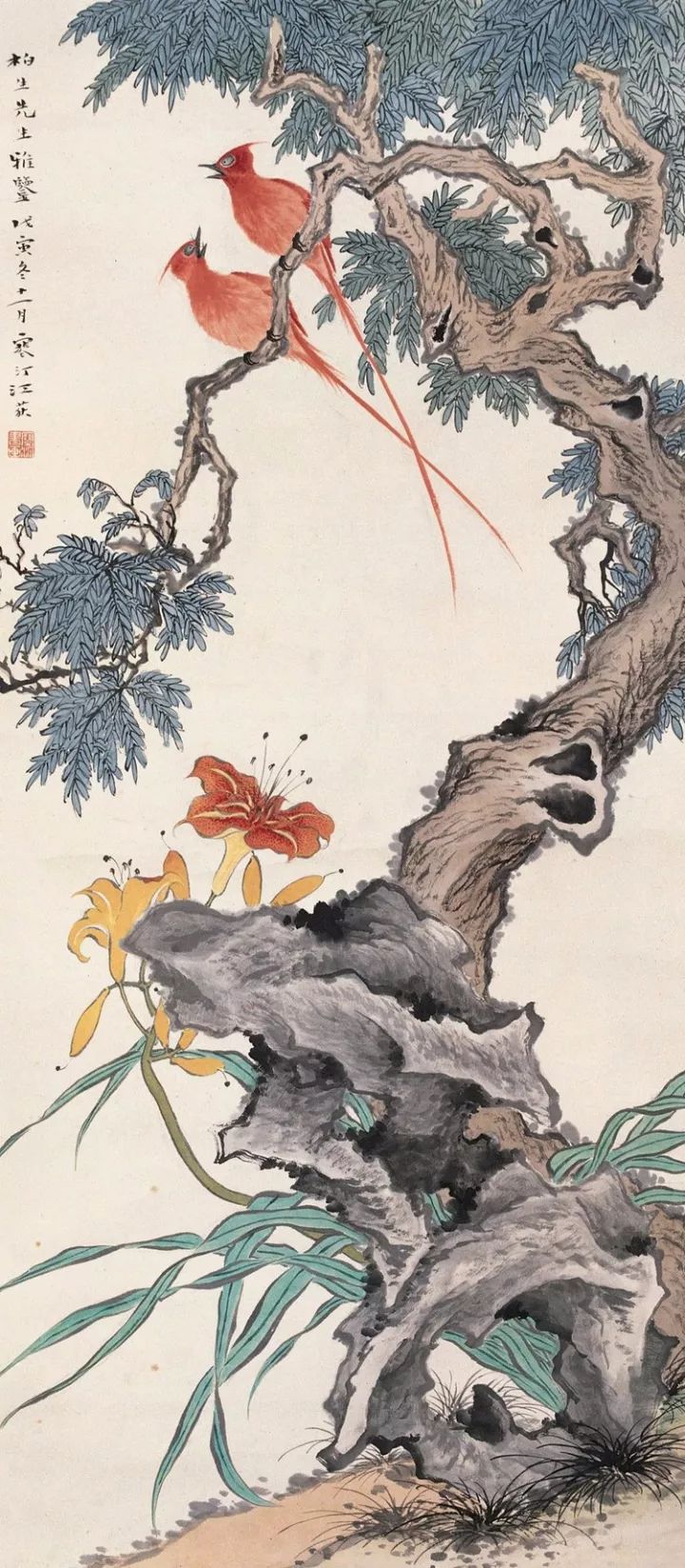 江南四才子之首,一代国画花鸟大家,108幅作品,绝了!