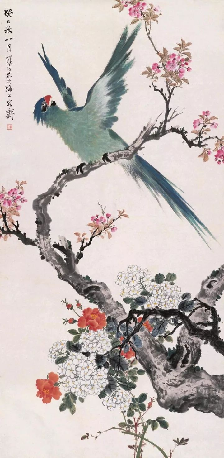 江南四才子之首,一代国画花鸟大家,108幅作品,绝了!
