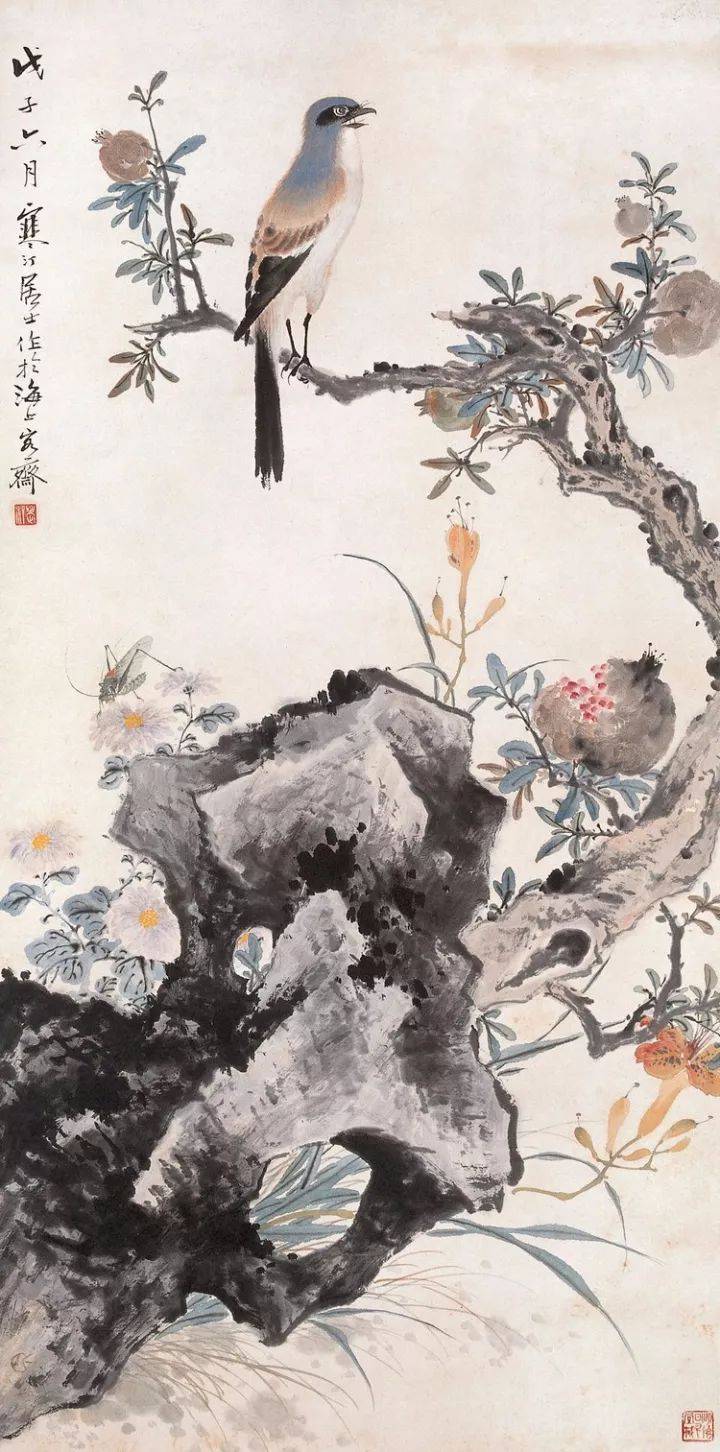 江南四才子之首,一代国画花鸟大家,108幅作品,绝了!