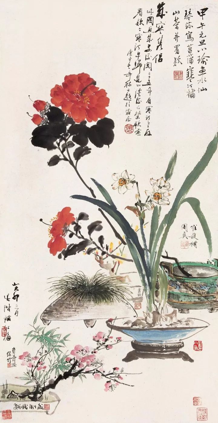 江南四才子之首,一代国画花鸟大家,108幅作品,绝了!