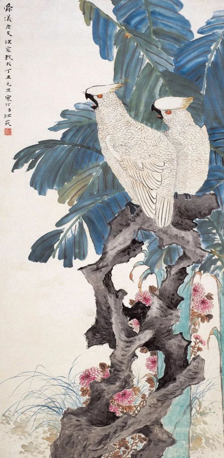 江南四才子之首,一代国画花鸟大家,108幅作品,绝了!