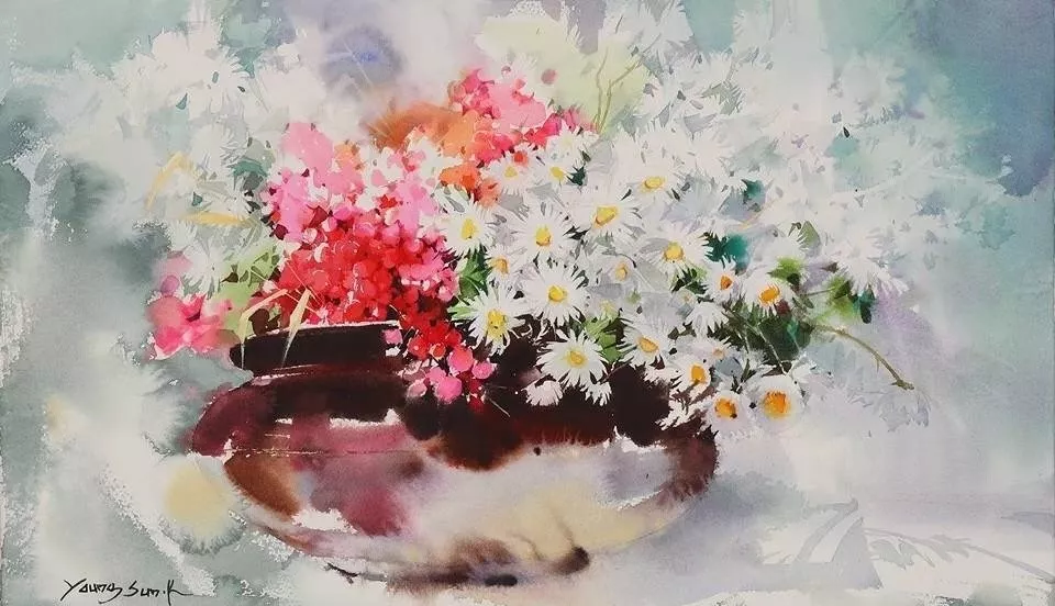 艺术风采丨指开新境 :张荣国的指彩画