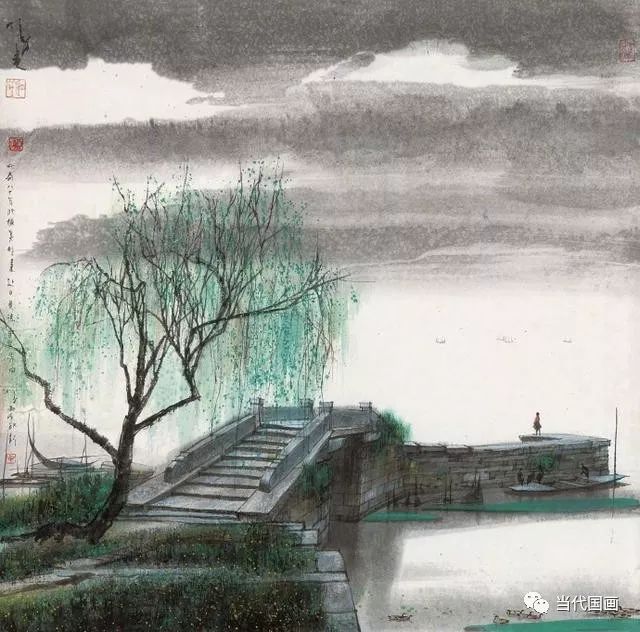 杨明义笔下的江南水墨情