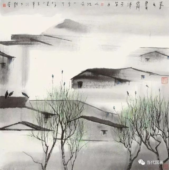 杨明义笔下的江南水墨情