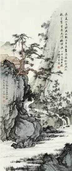 在现代画坛,他被公认为是成名最早的画家,被誉为"当代唐伯虎"