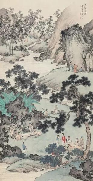 在现代画坛,他被公认为是成名最早的画家,被誉为"当代唐伯虎"