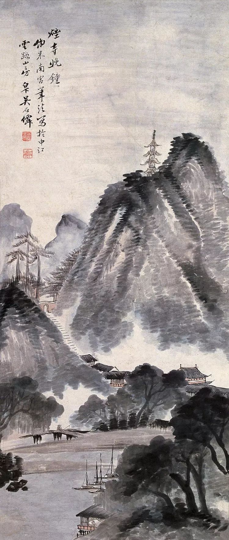 这些山水画,看了真是让人陶醉