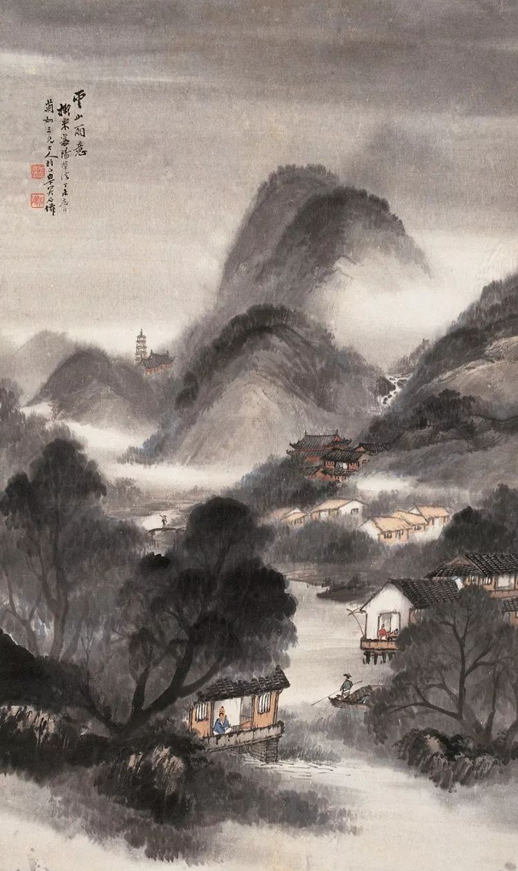 这些山水画,看了真是让人陶醉