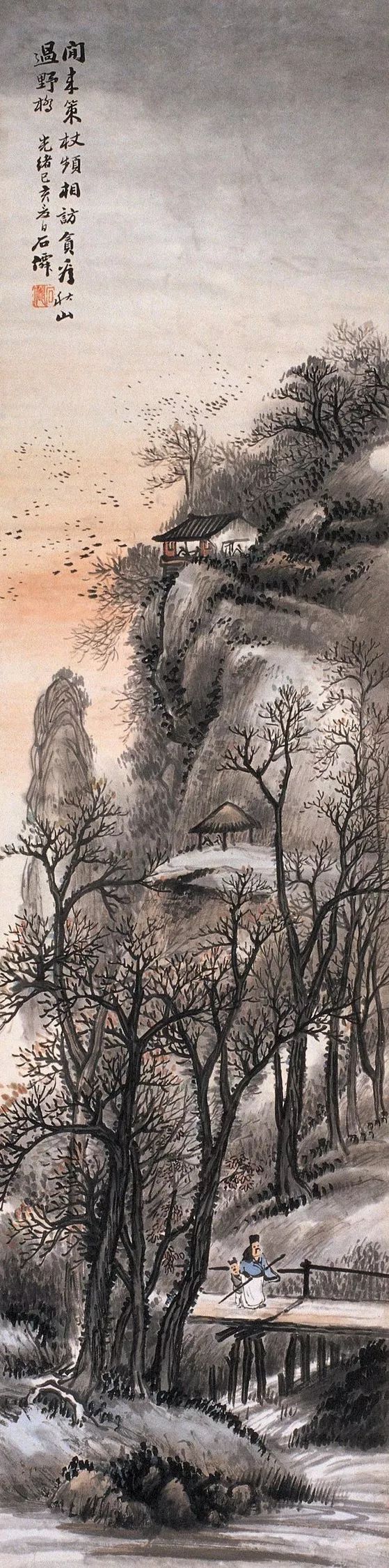 这些山水画,看了真是让人陶醉