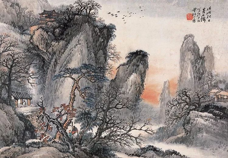 这些山水画,看了真是让人陶醉