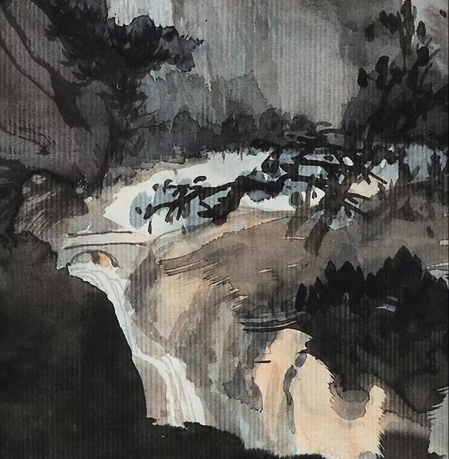 张大千绘赠曾克耑泼墨泼彩《云山图》现保利春拍