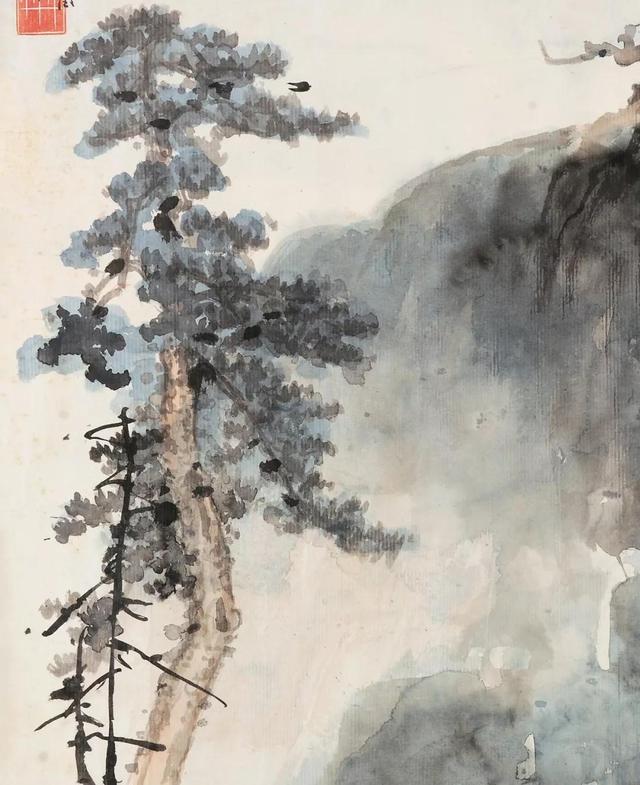 张大千绘赠曾克耑泼墨泼彩《云山图》现保利春拍