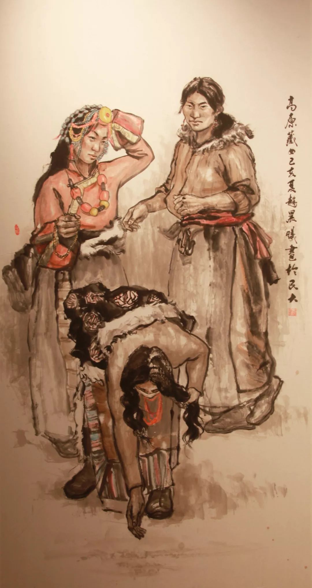 龚治平,中国书画家协会会员,北京华夏兰亭书画院院士,国家一级美术师