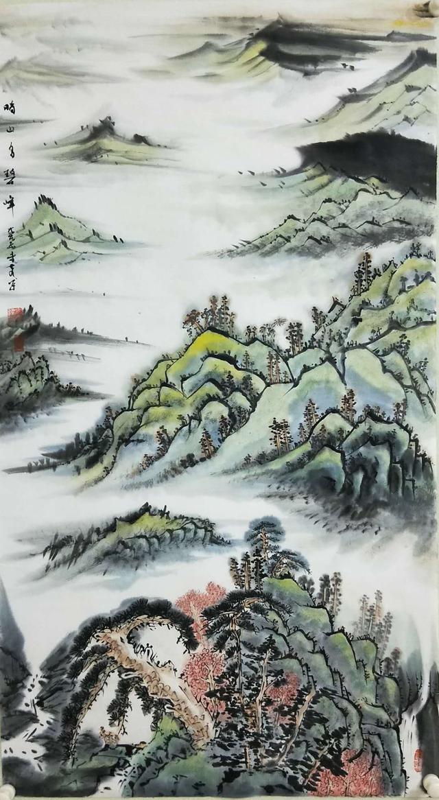 龚治平,中国书画家协会会员,北京华夏兰亭书画院院士,国家一级美术师