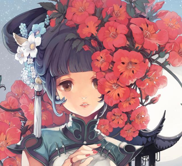 二次元卡通头像:可爱的小仙女,和蔼可亲的女生,换一个头像换一种心情!