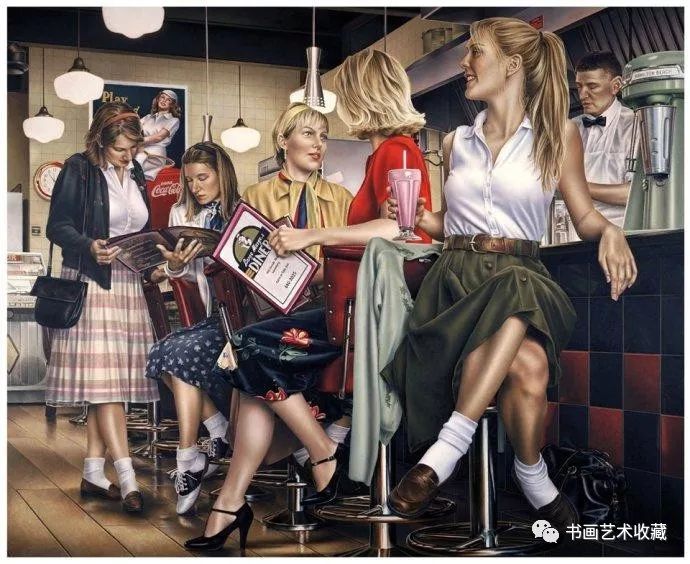 加拿大绘画:这明亮的色彩 娇美的身材 真好!