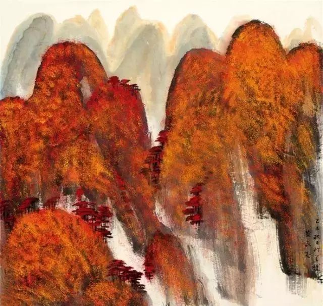 怪老头黄永玉的山水画,别有趣味