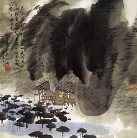 怪老头黄永玉的山水画,别有趣味