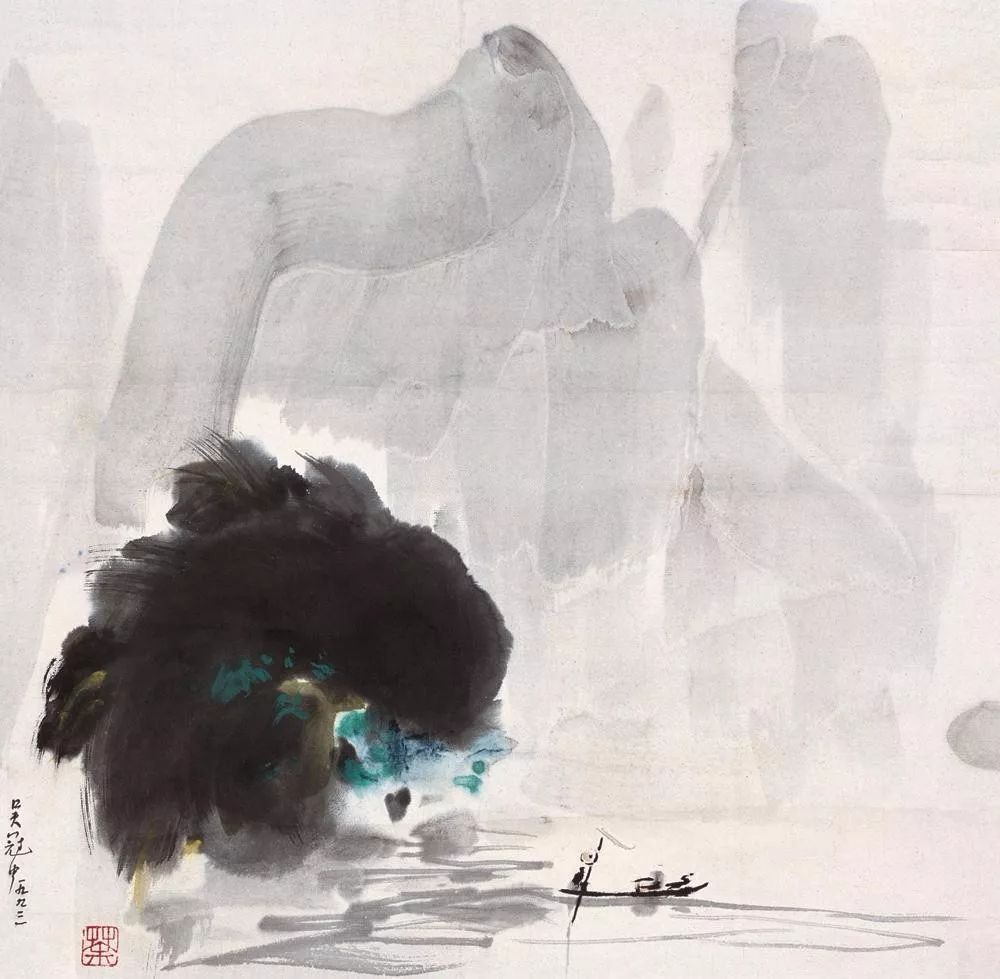 吴冠中笔下的船,个个载着江南梦