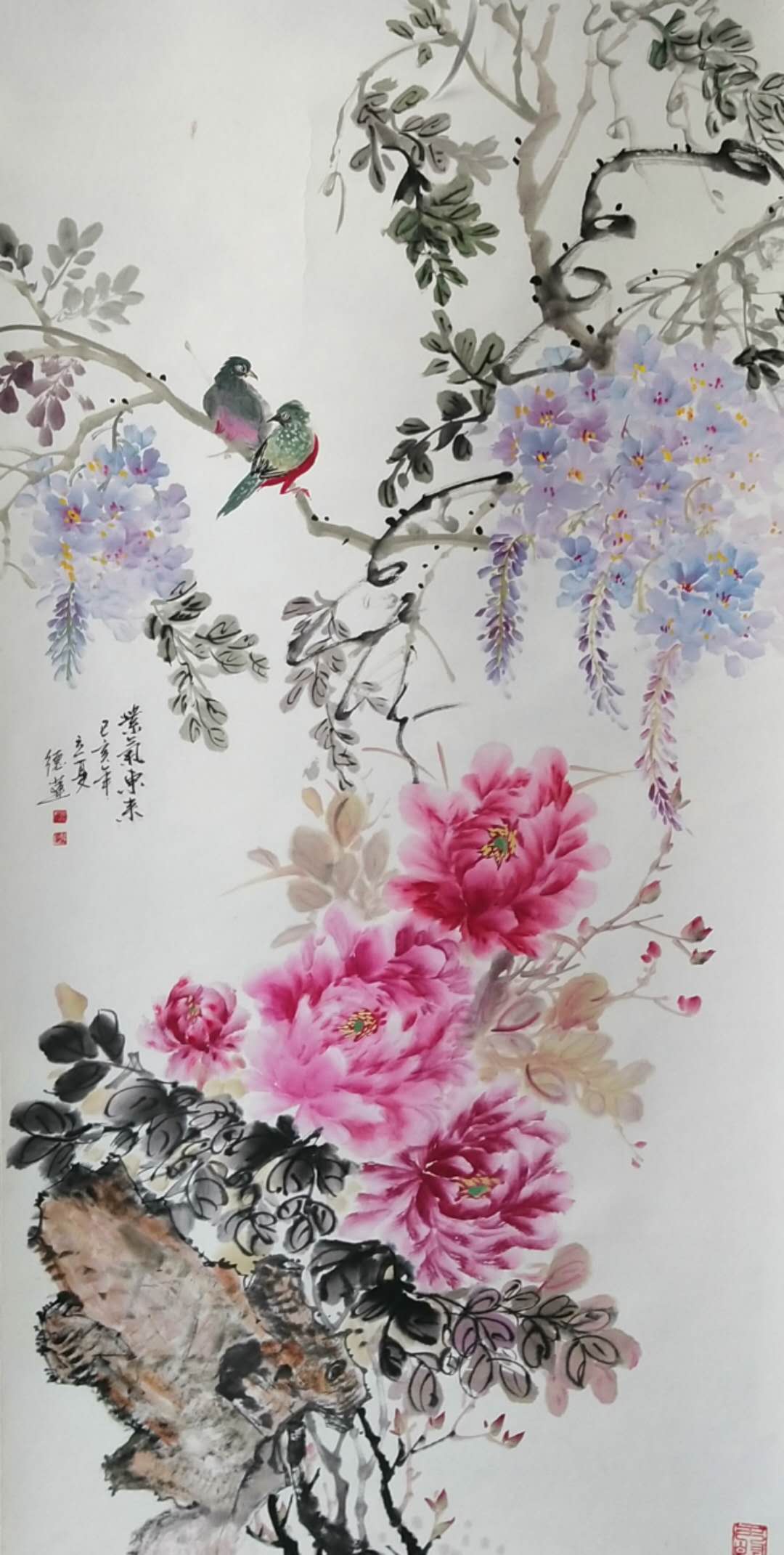 笔耕不辍,勤奋进取的莒县女画家陈德莲