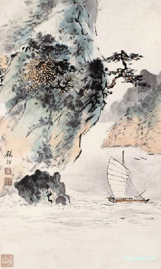 吴冠中笔下的船,个个载着江南梦