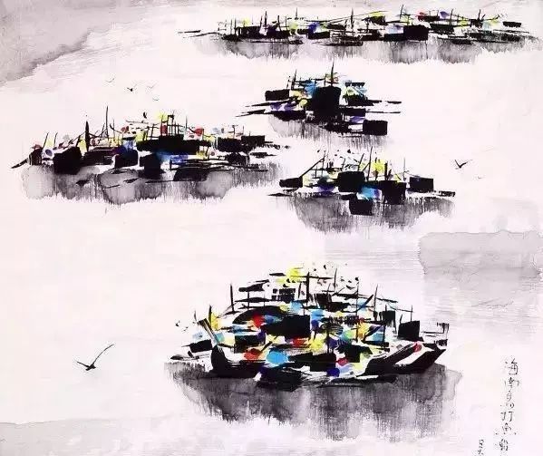 吴冠中笔下的船,个个载着江南梦