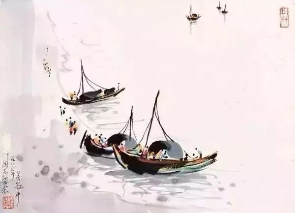 吴冠中笔下的船,个个载着江南梦