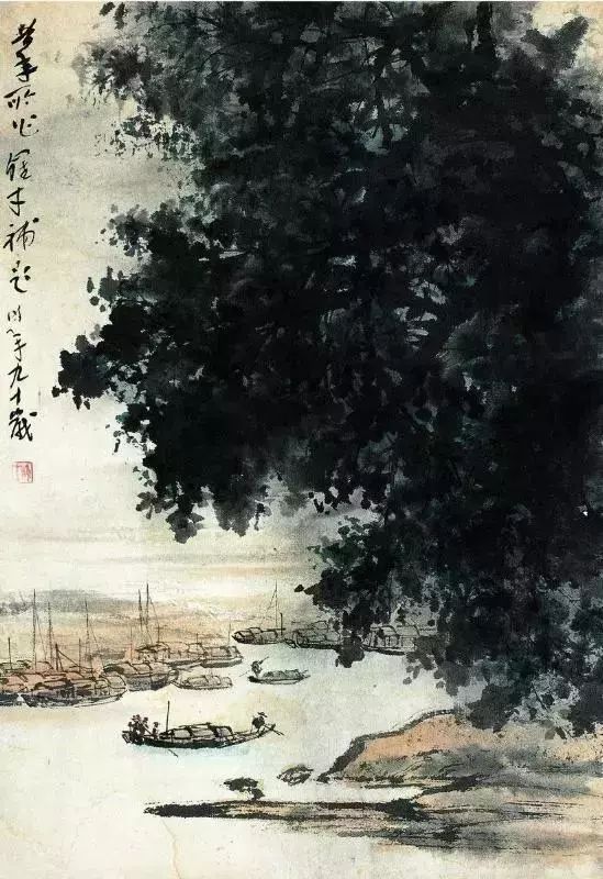 大师黎雄才的山水,尽显“挥写”之趣