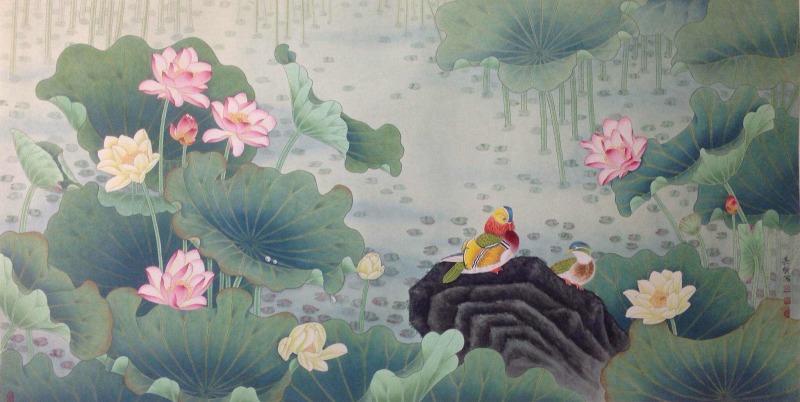 中国画名家——画家吴其树花鸟画欣赏