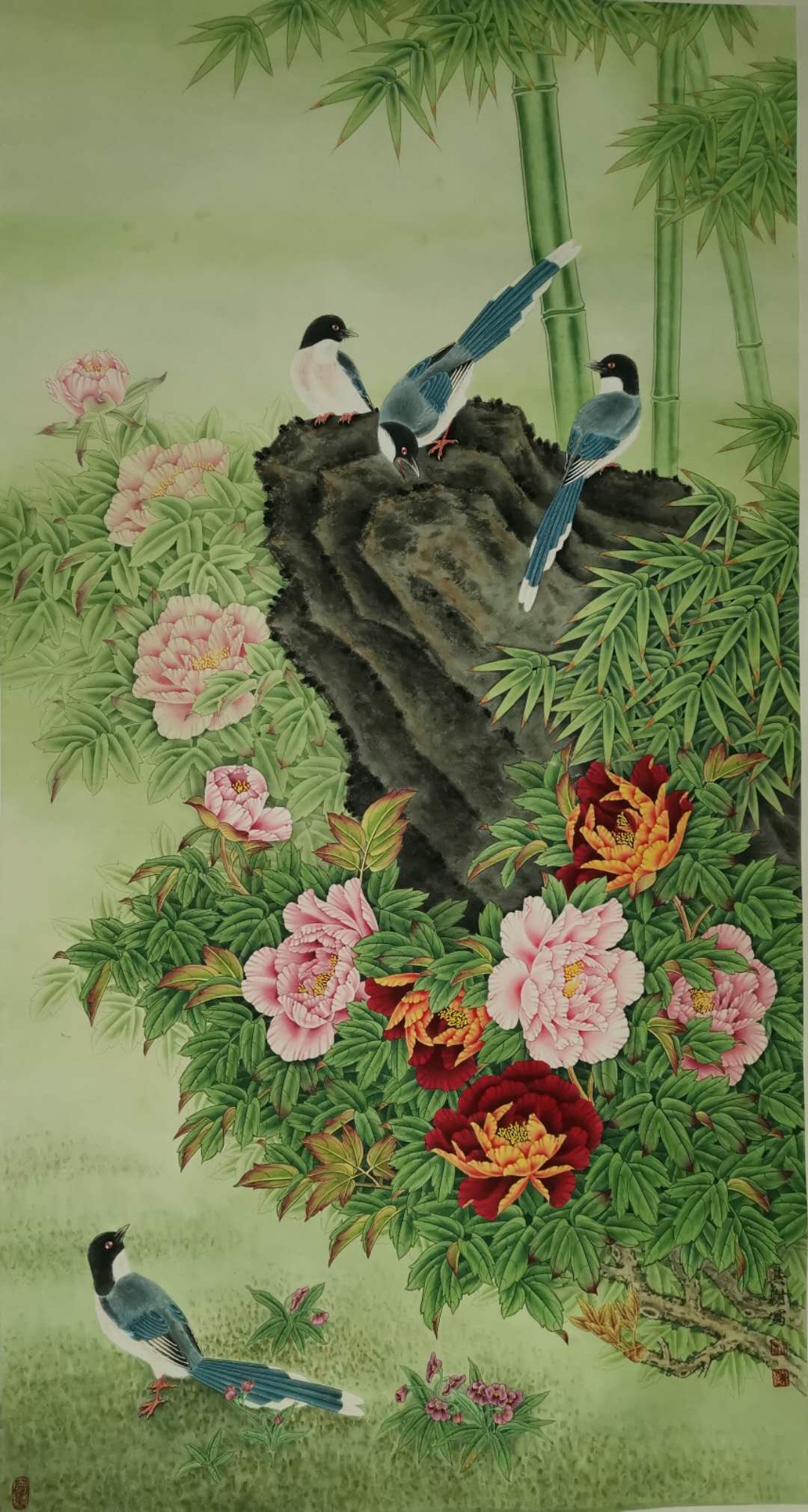 中国画名家——画家吴其树花鸟画欣赏
