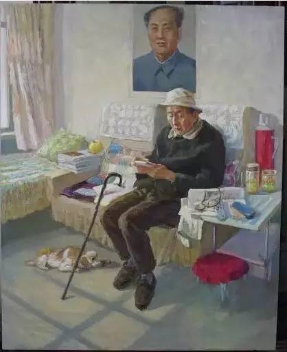 名画里的父爱!