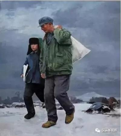 名画里的父爱!