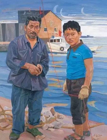 中外名画中的父亲,道不尽的父爱