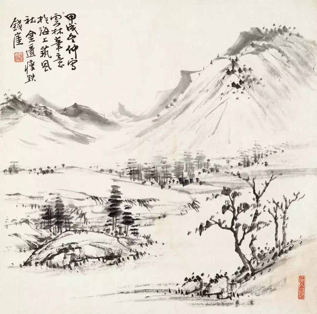 师古与再造——浅议西安美术学院藏钱瘦铁课徒画稿