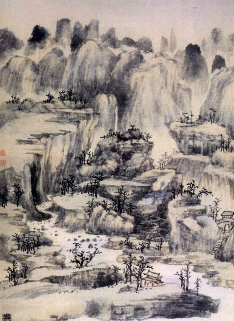 清代画家方士庶绘画作品欣赏