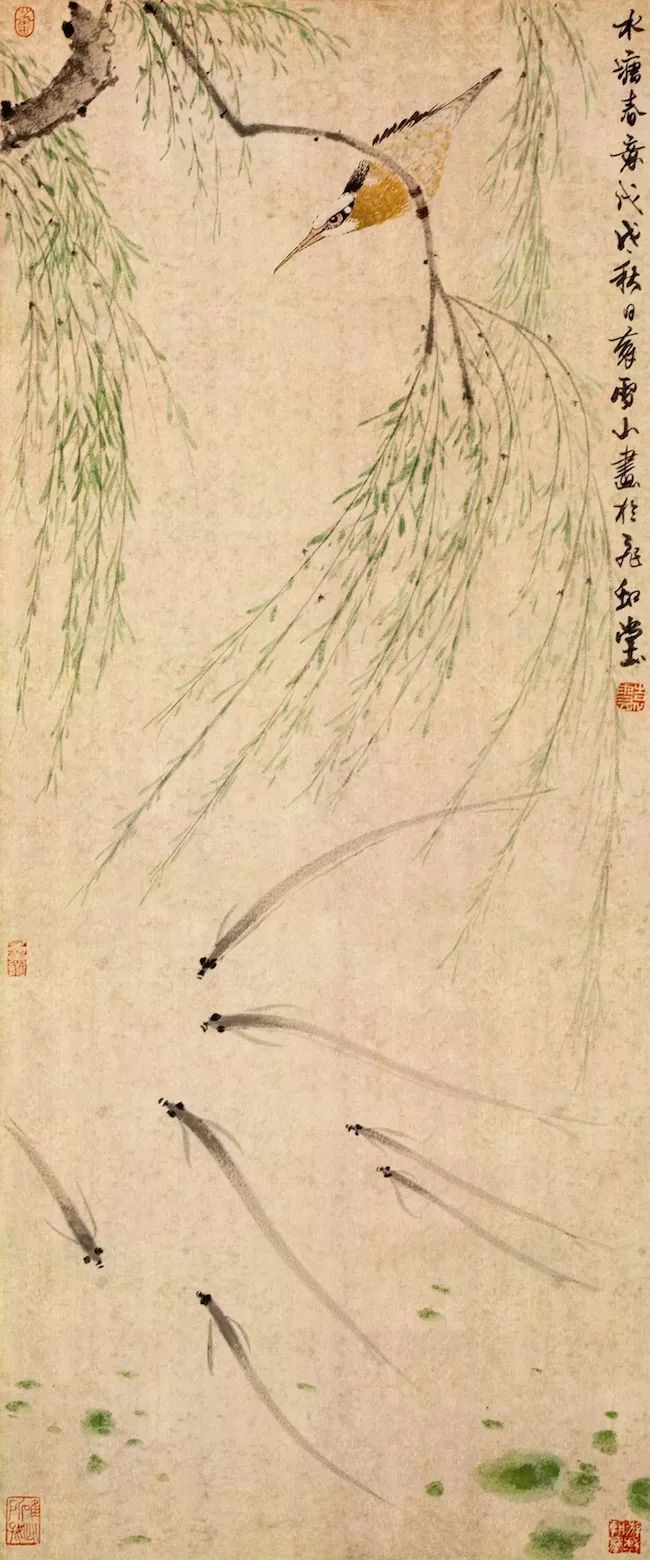 「一日一画」名家名作赏析之忆君银杏画第六篇