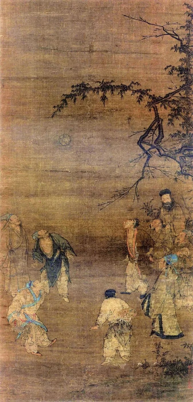把古画放大了看,笑到肚子疼