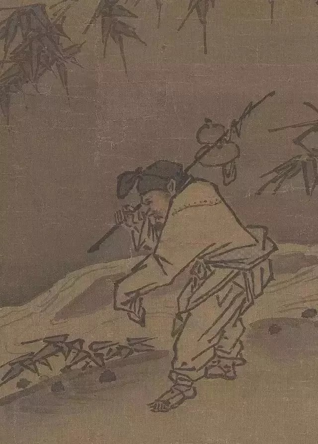 把古画放大了看,笑到肚子疼