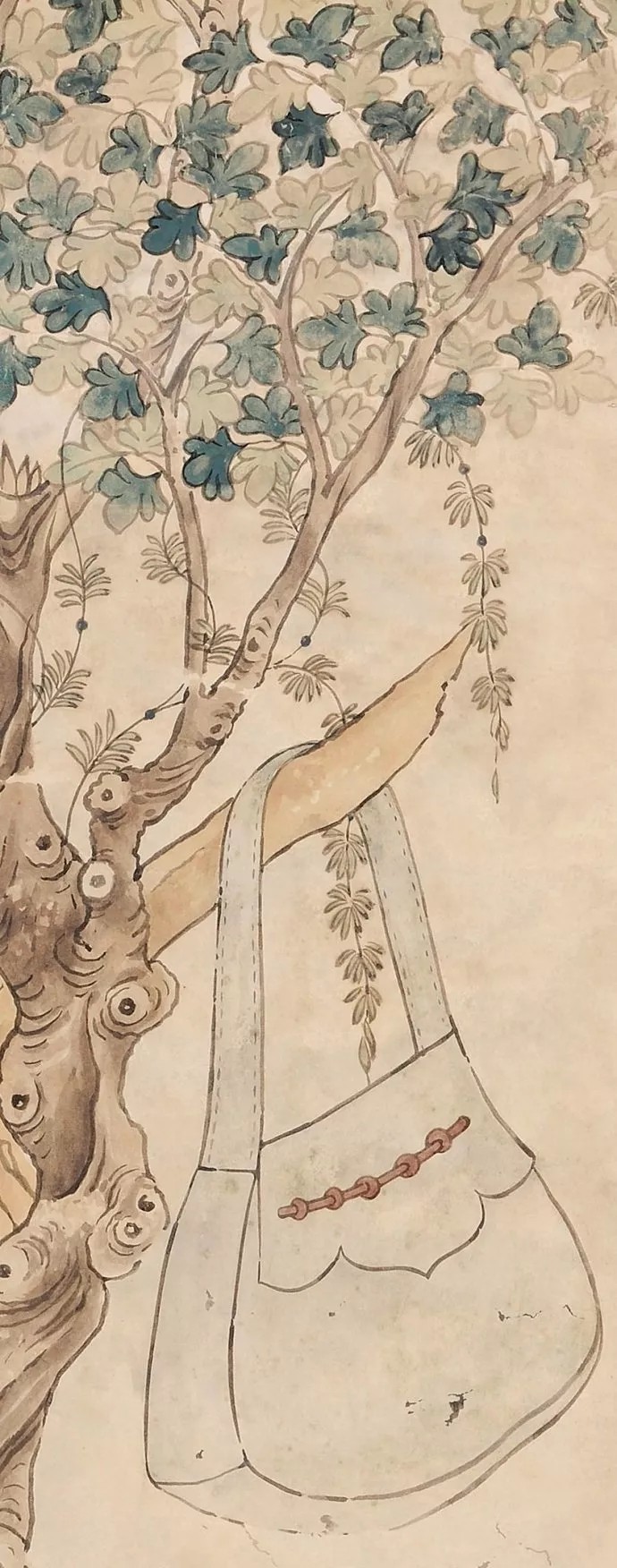 把古画放大了看,笑到肚子疼