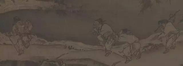把古画放大了看,笑到肚子疼