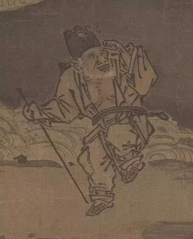 把古画放大了看,笑到肚子疼