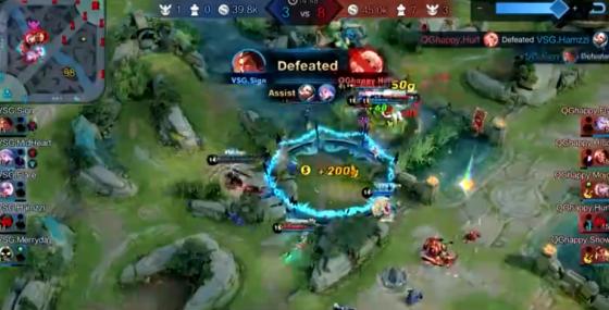 王者荣耀世冠赛:又是一场毫无悬念的对决,QGhappy 3-0横扫VSG