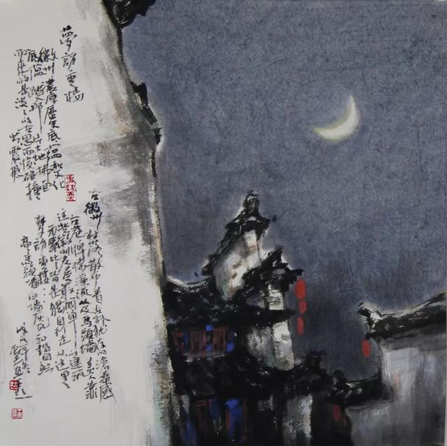 写意江南——王辰光水墨民居系列作品欣赏